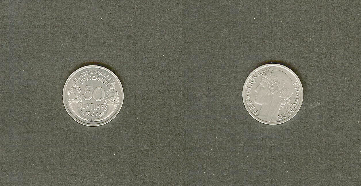 50 centimes Morlon, légère 1947 Beaumont-Le-Roger SPL+